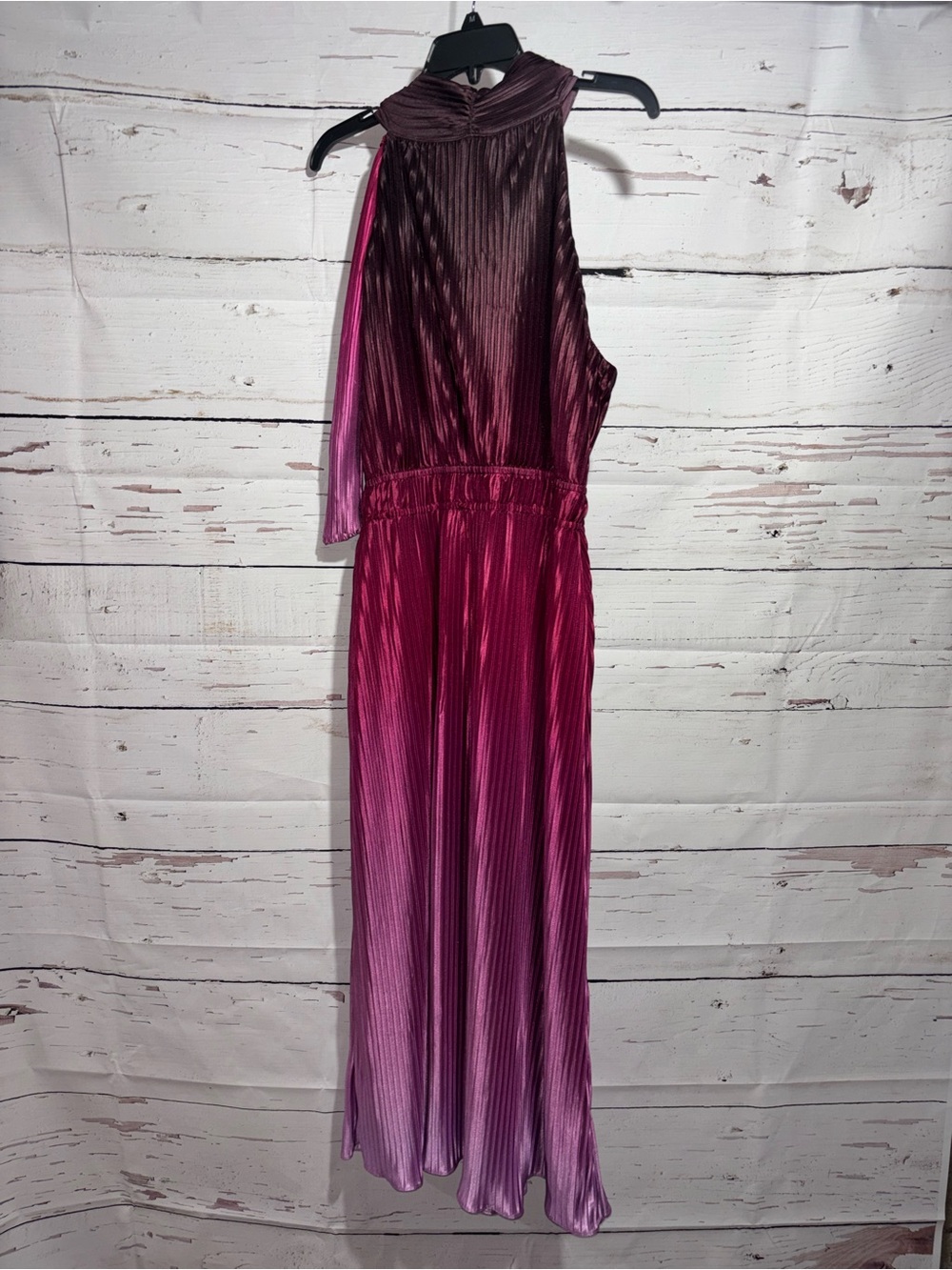 Anne Klein Pleated Tie Neck Midi Dress NWT - Picture 6 of 7